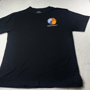 Weather Report XL Black T-Shirt Rain or Shine Graphic‎ Print Menswear